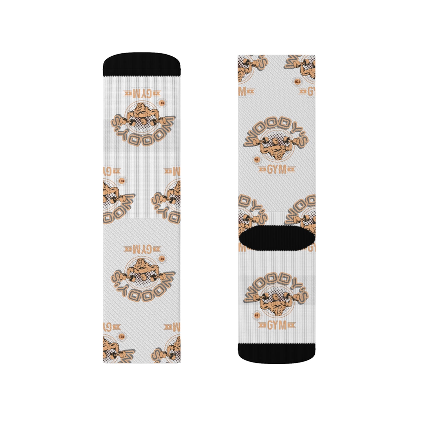 Woody's Gym Sublimation Socks