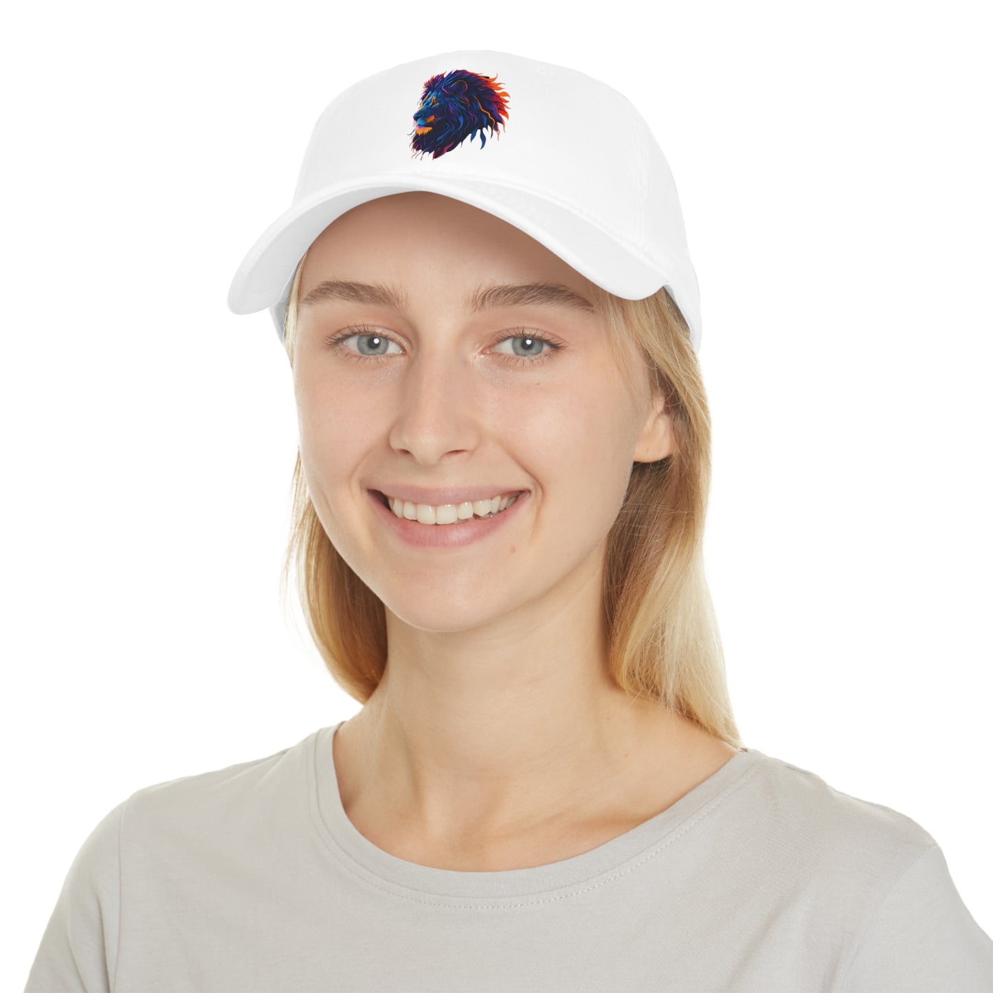 Colorful Lion Low Profile Baseball Cap