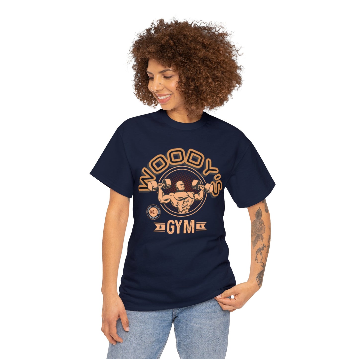 Woody's Gym Unisex Heavy Cotton Tee