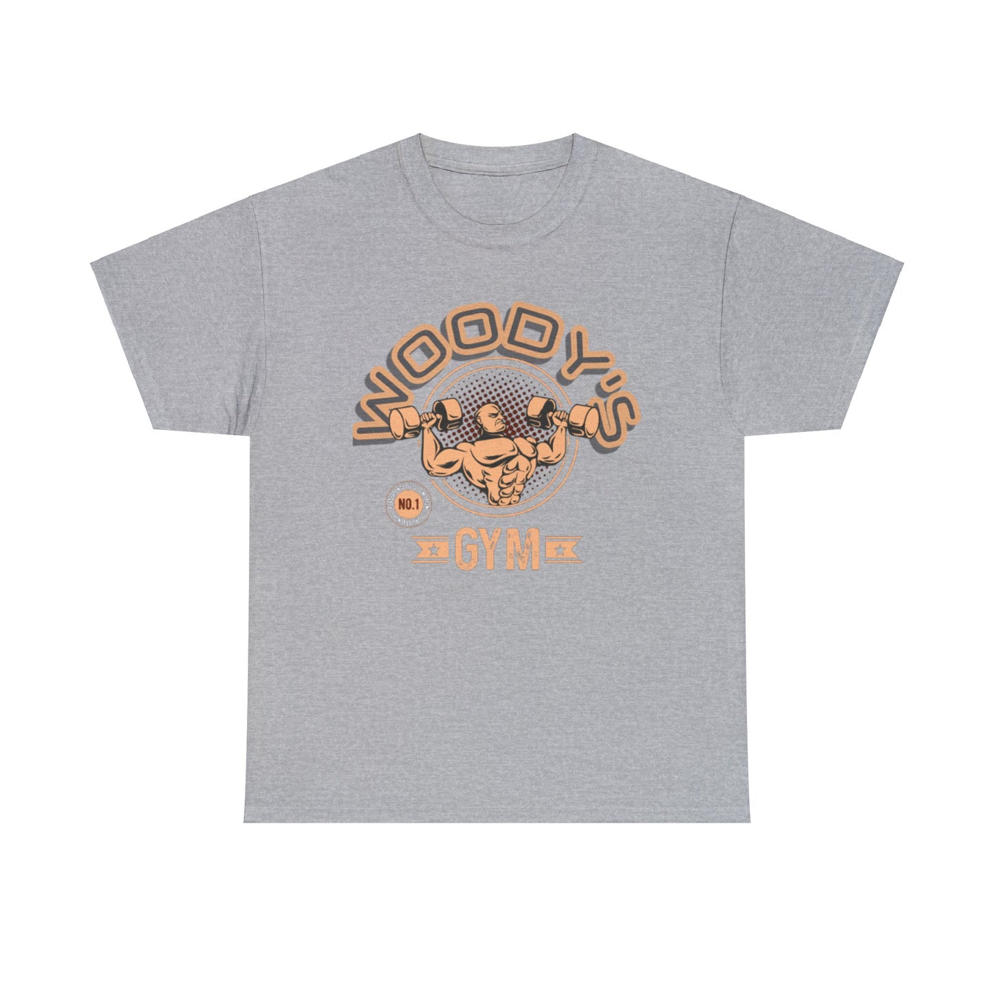 Woody's Gym Unisex Heavy Cotton Tee