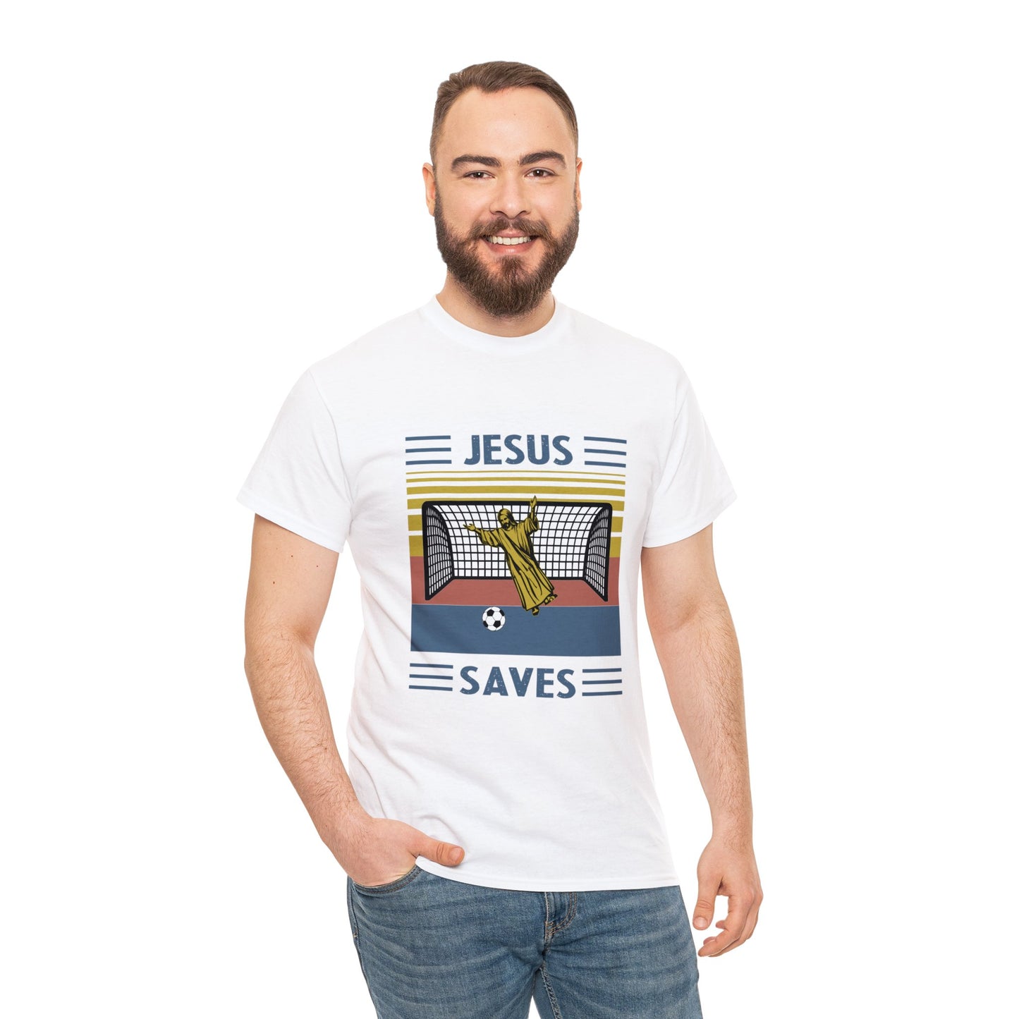 Jesus Saves Unisex Heavy Cotton Tee