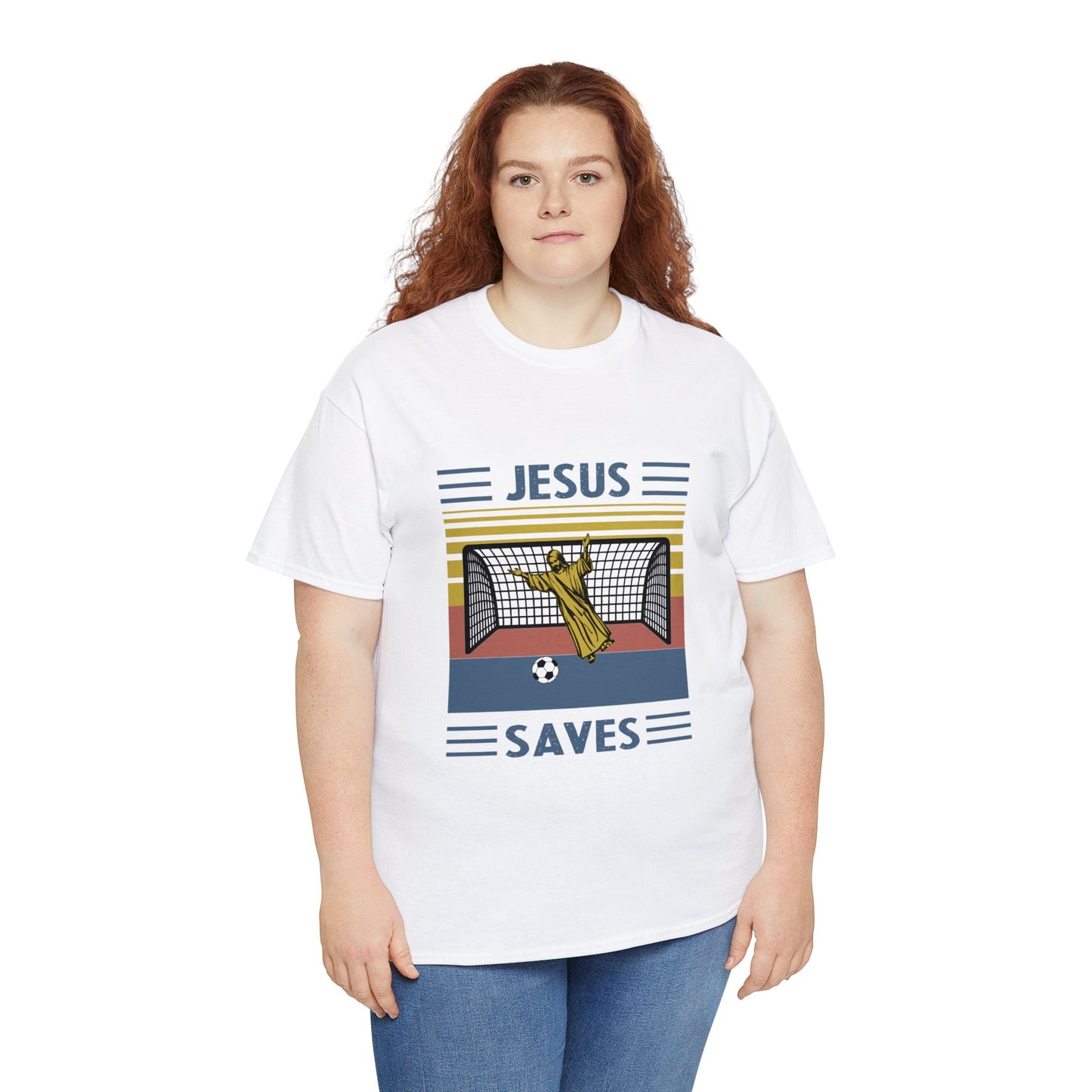 Jesus Saves Unisex Heavy Cotton Tee