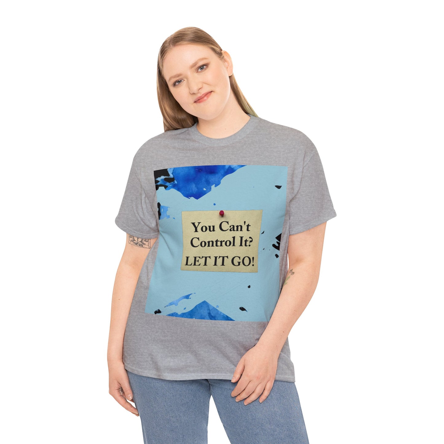 let it go Unisex Heavy Cotton Tee