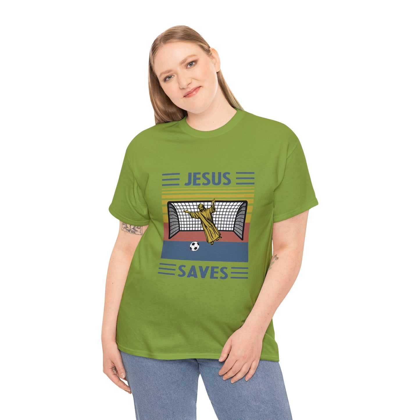 Jesus Saves Unisex Heavy Cotton Tee