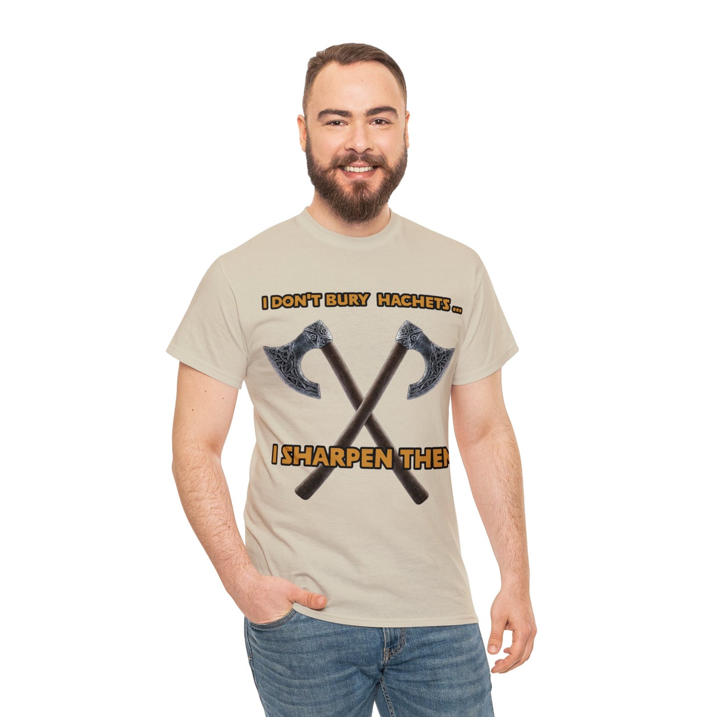 Bury the hatchet Unisex Heavy Cotton Tee