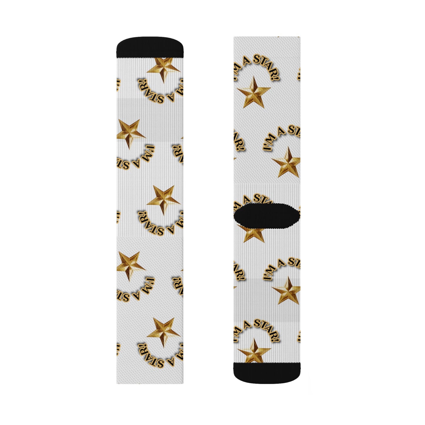 I'm A Star Sublimation Socks