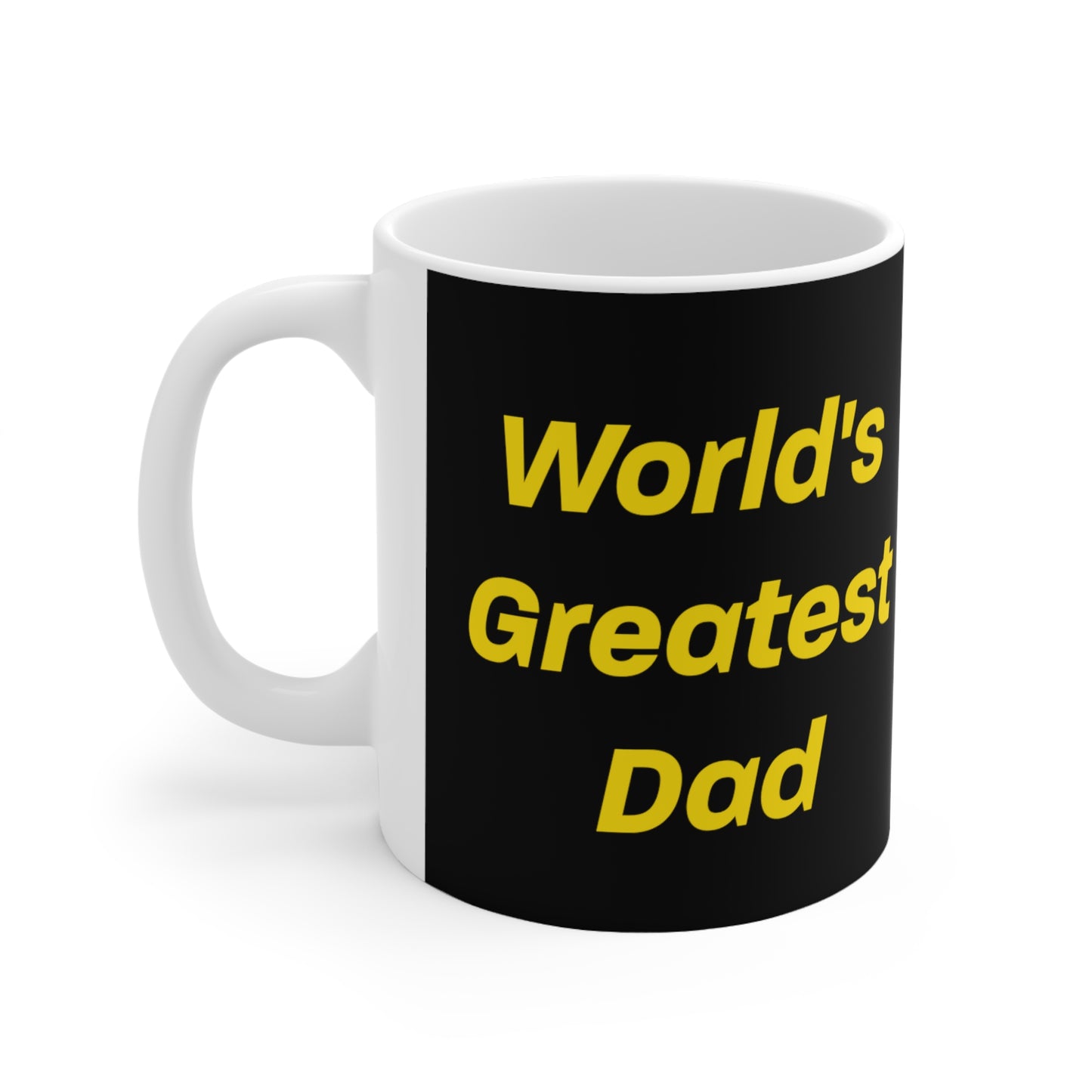 World's Greatest Dad Ceramic Mug 11oz Muscle 1