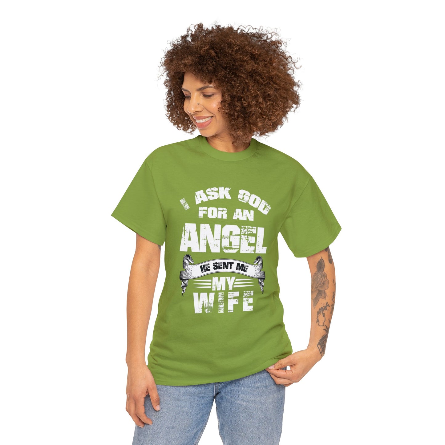 Wife Angel Unisex Heavy Cotton Tee