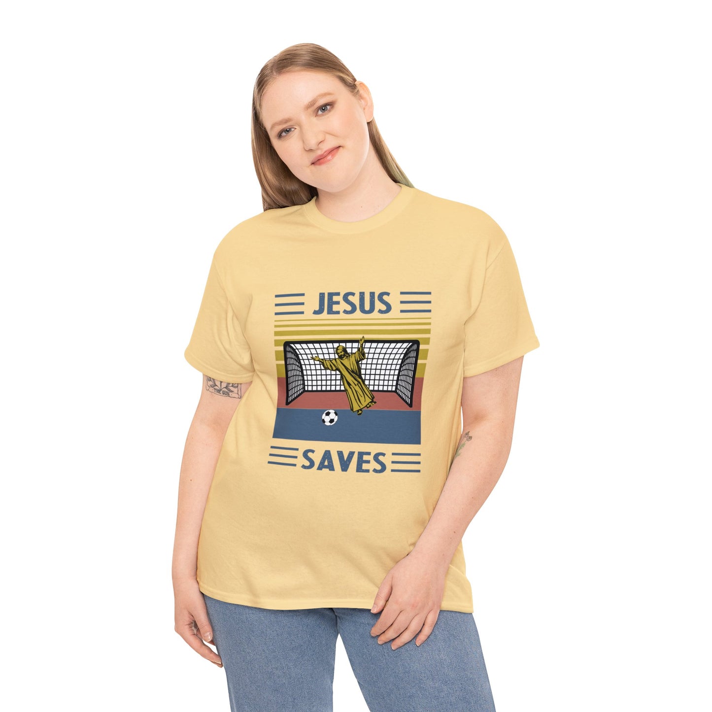 Jesus Saves Unisex Heavy Cotton Tee