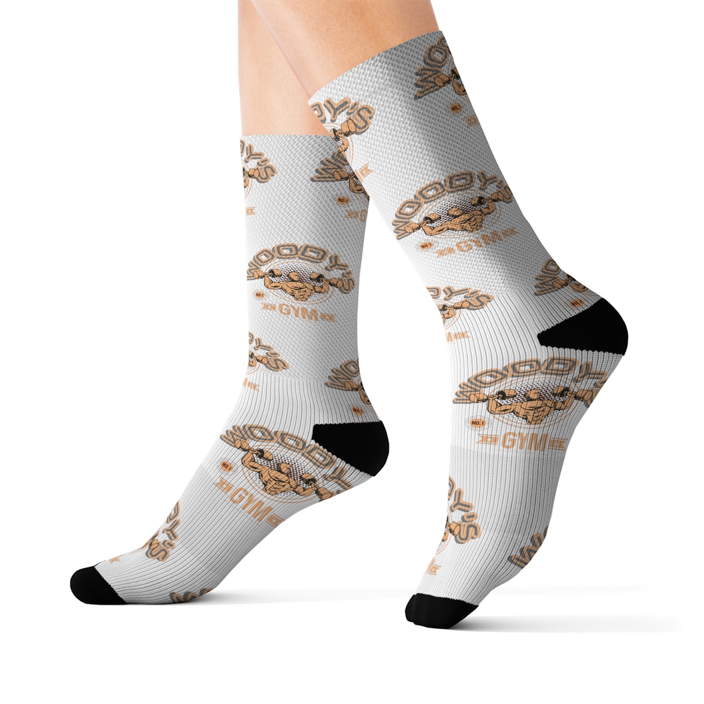 Woody's Gym Sublimation Socks