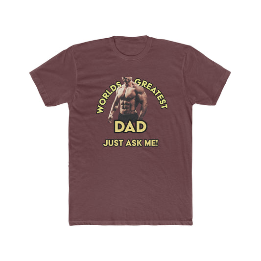 World's Greatest Dad Cotton Crew Tee