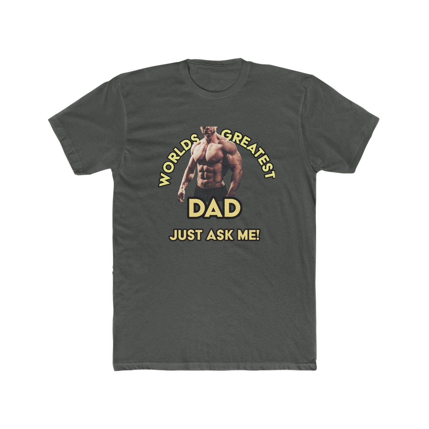World's Greatest Dad Cotton Crew Tee