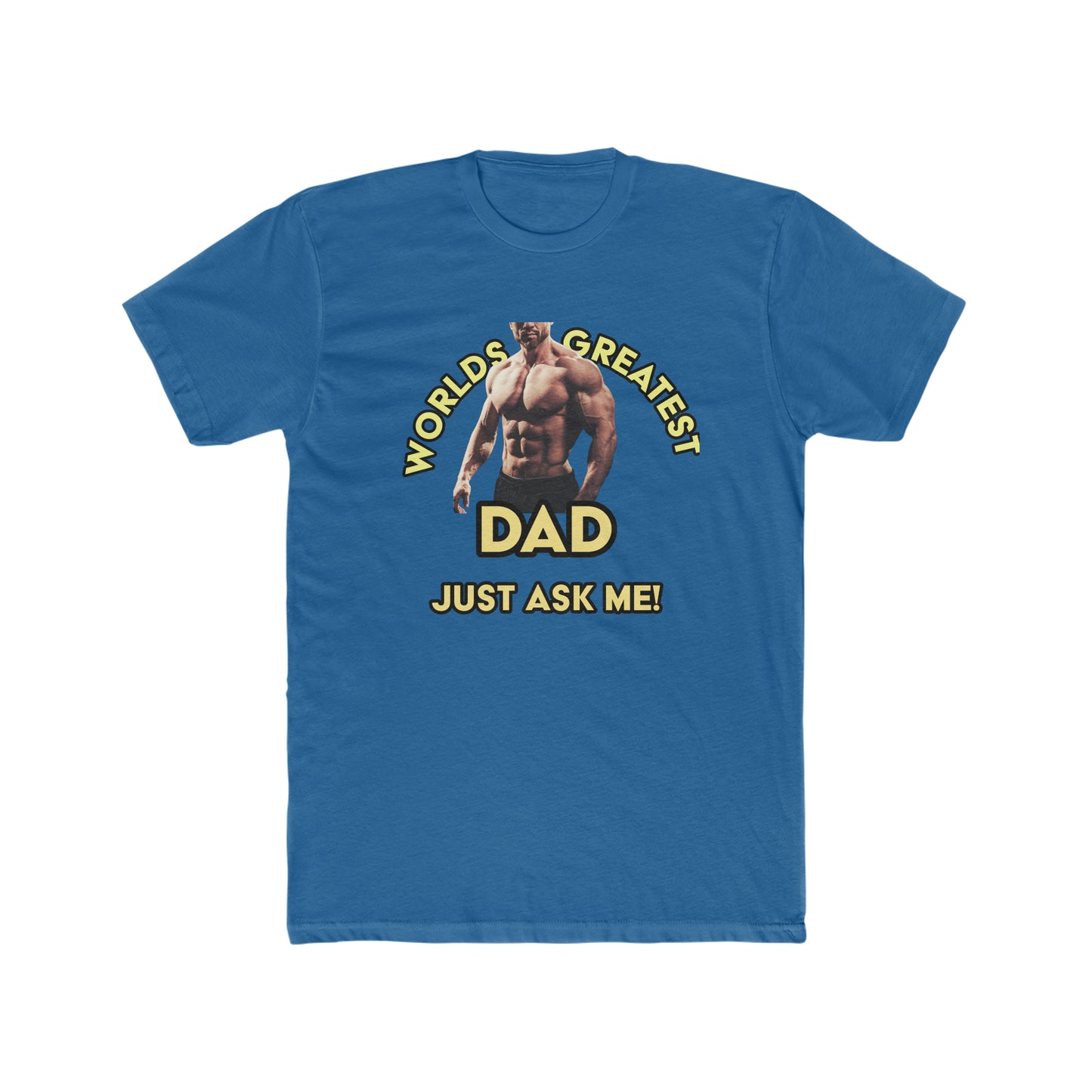 World's Greatest Dad Cotton Crew Tee