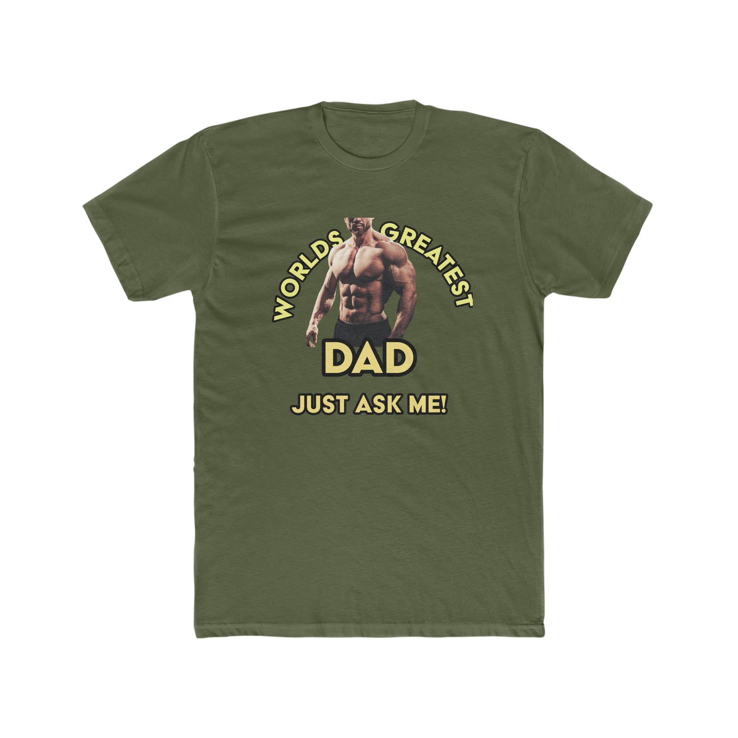 World's Greatest Dad Cotton Crew Tee