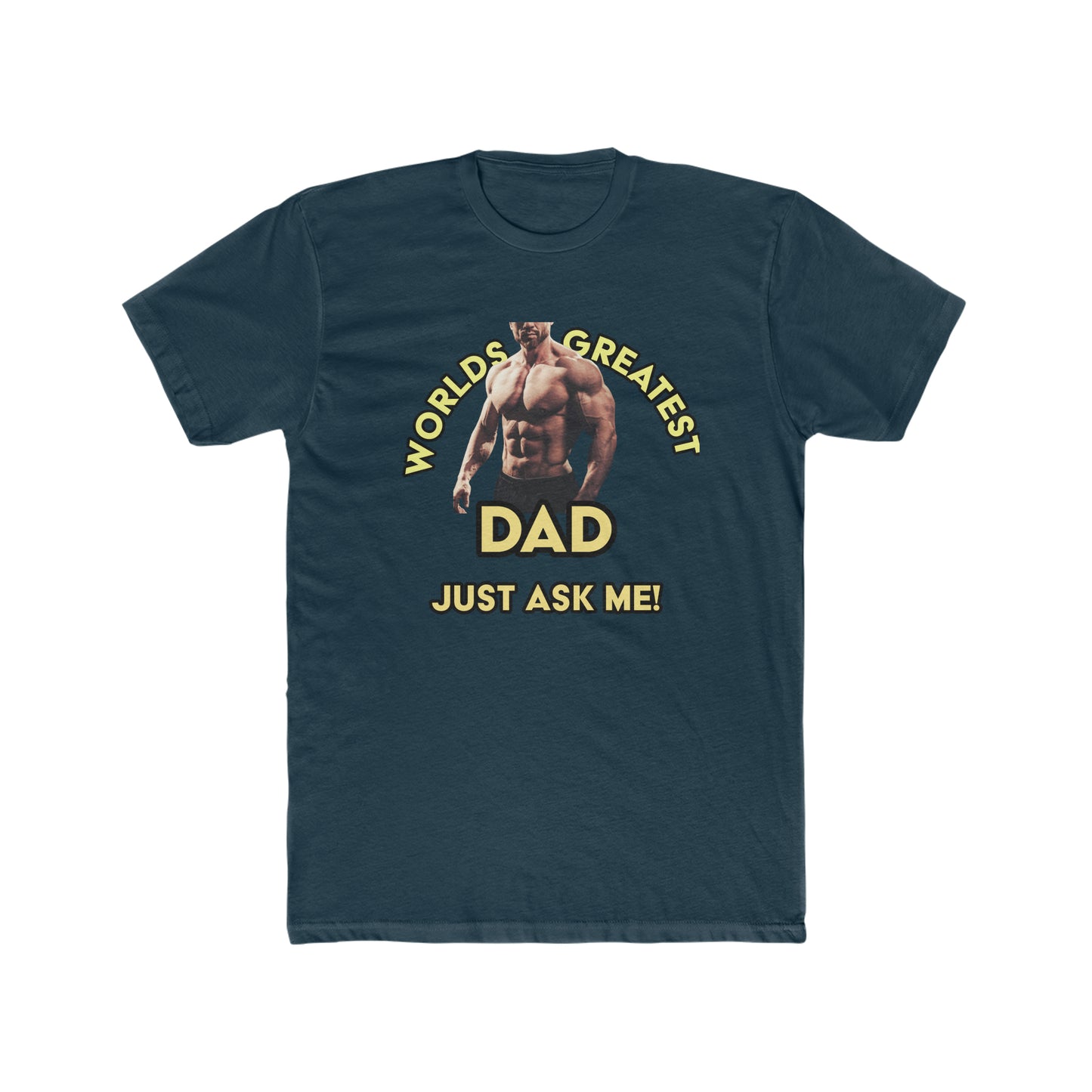 World's Greatest Dad Cotton Crew Tee