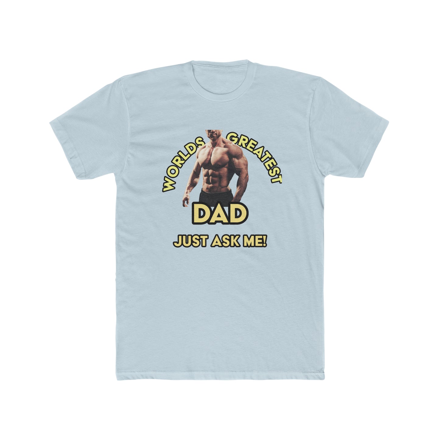 World's Greatest Dad Cotton Crew Tee
