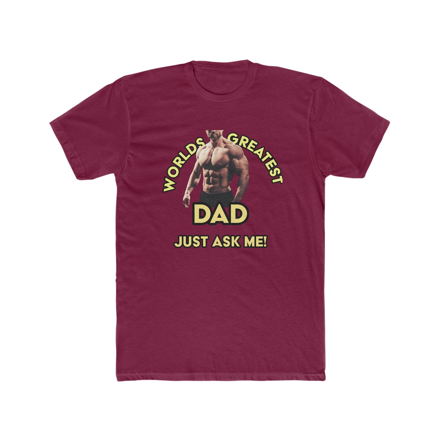 World's Greatest Dad Cotton Crew Tee