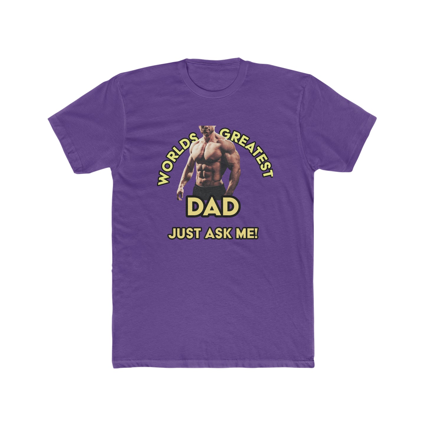 World's Greatest Dad Cotton Crew Tee