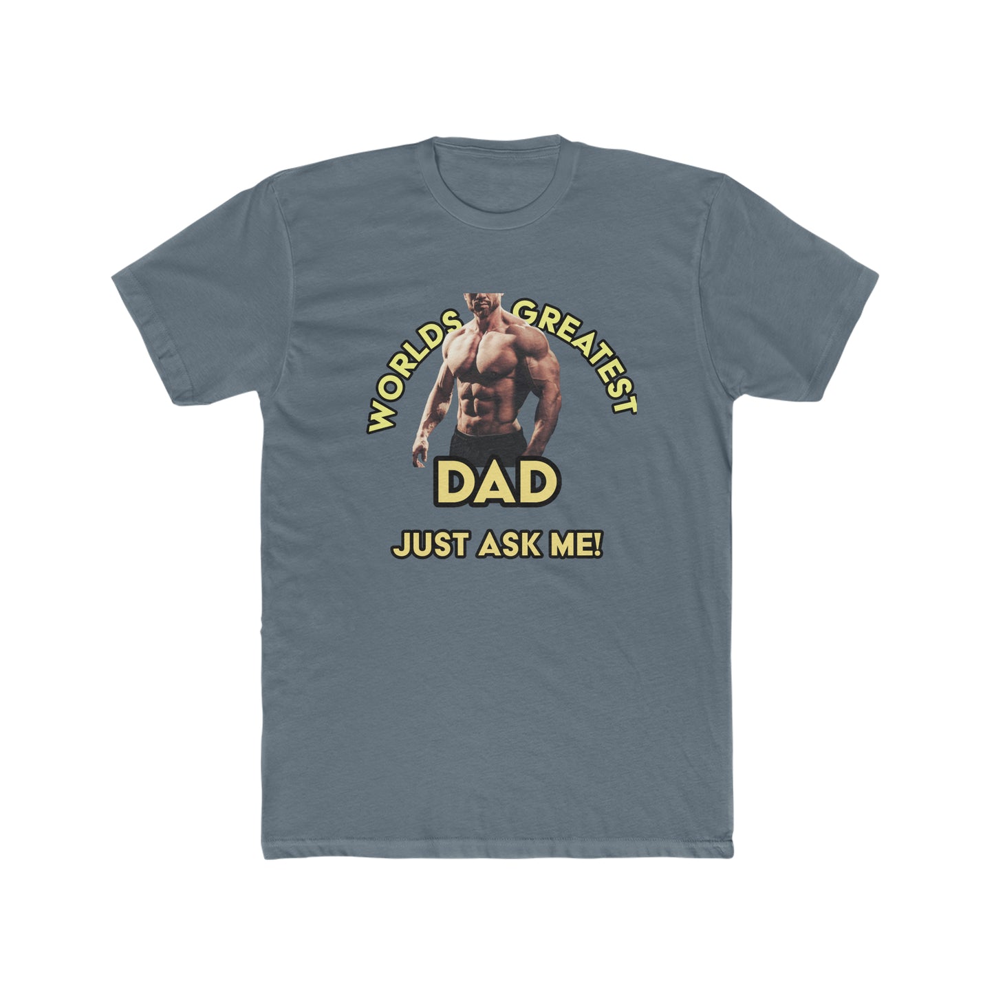 World's Greatest Dad Cotton Crew Tee