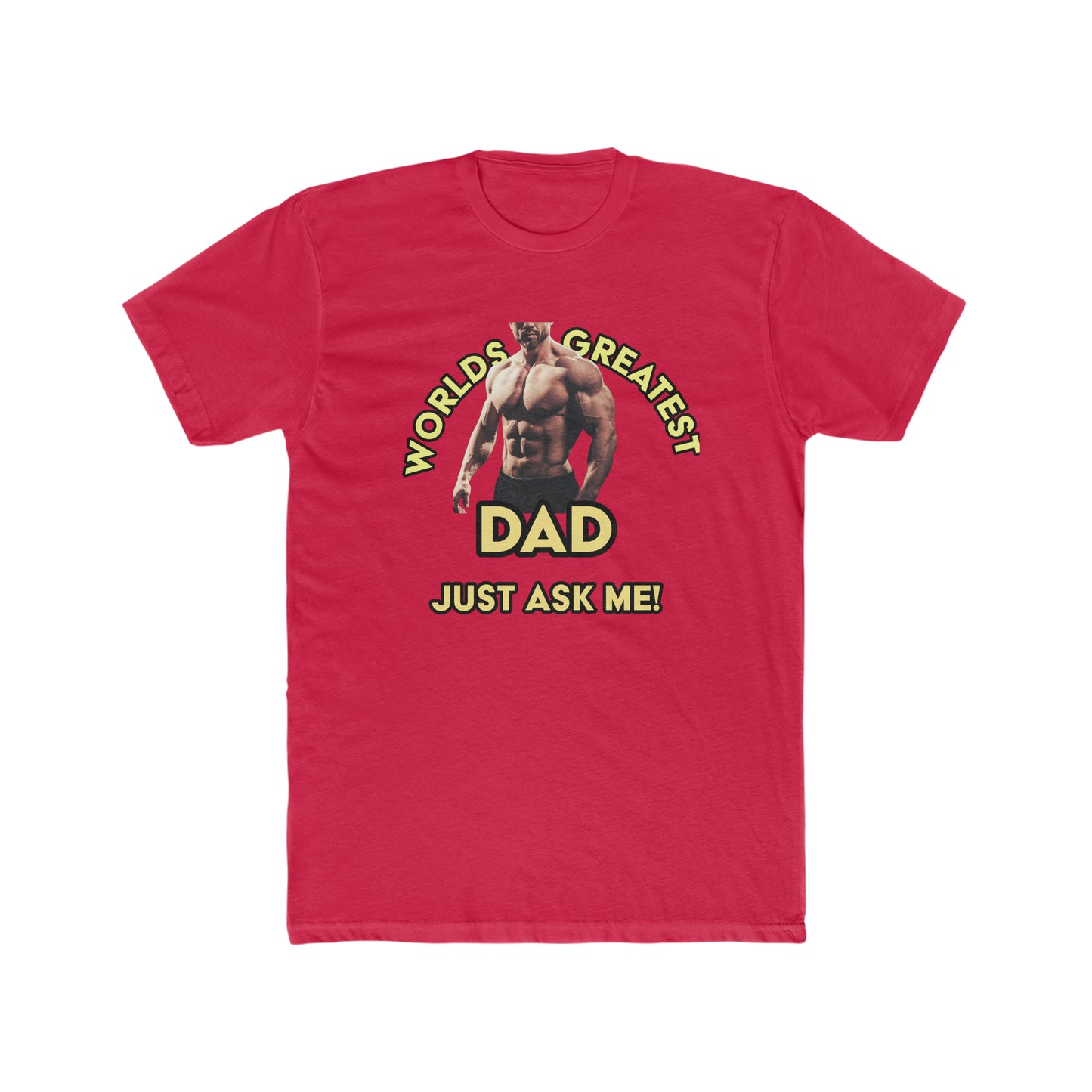 World's Greatest Dad Cotton Crew Tee