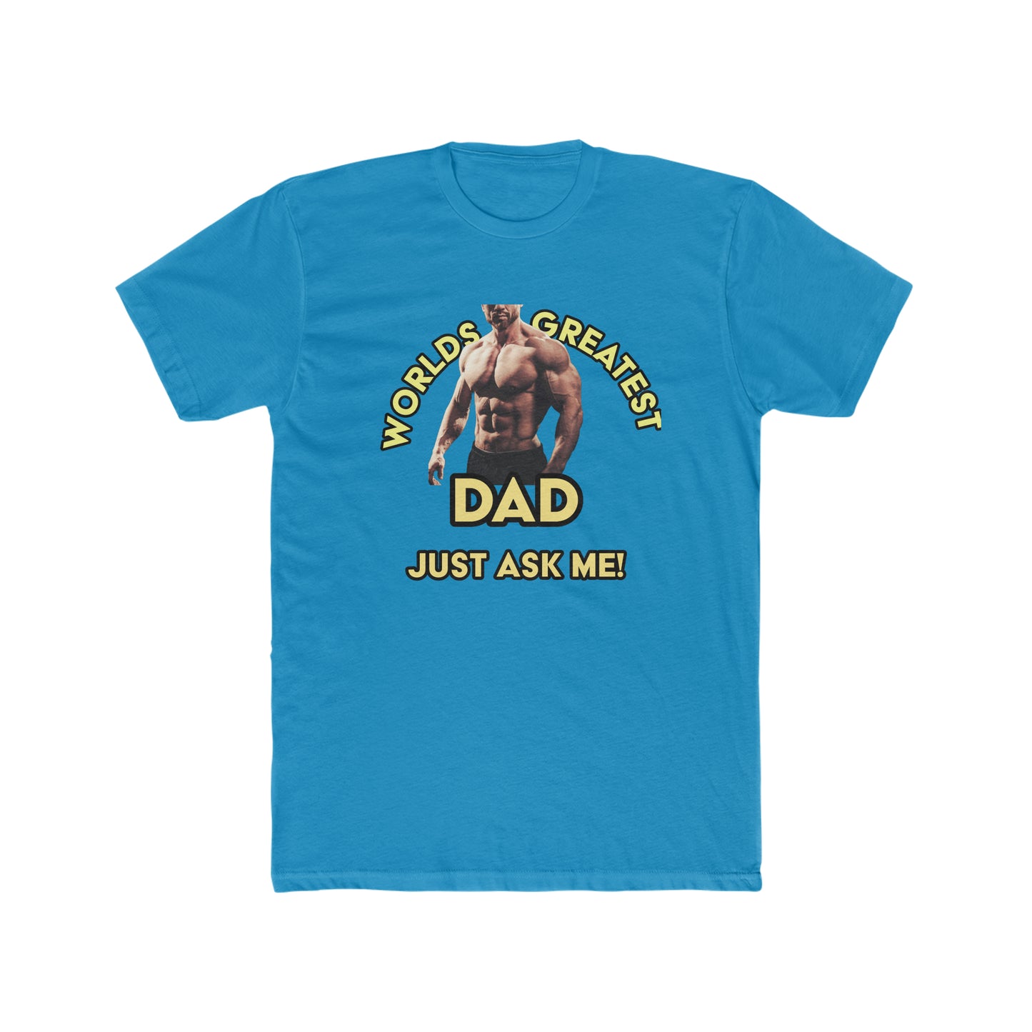 World's Greatest Dad Cotton Crew Tee