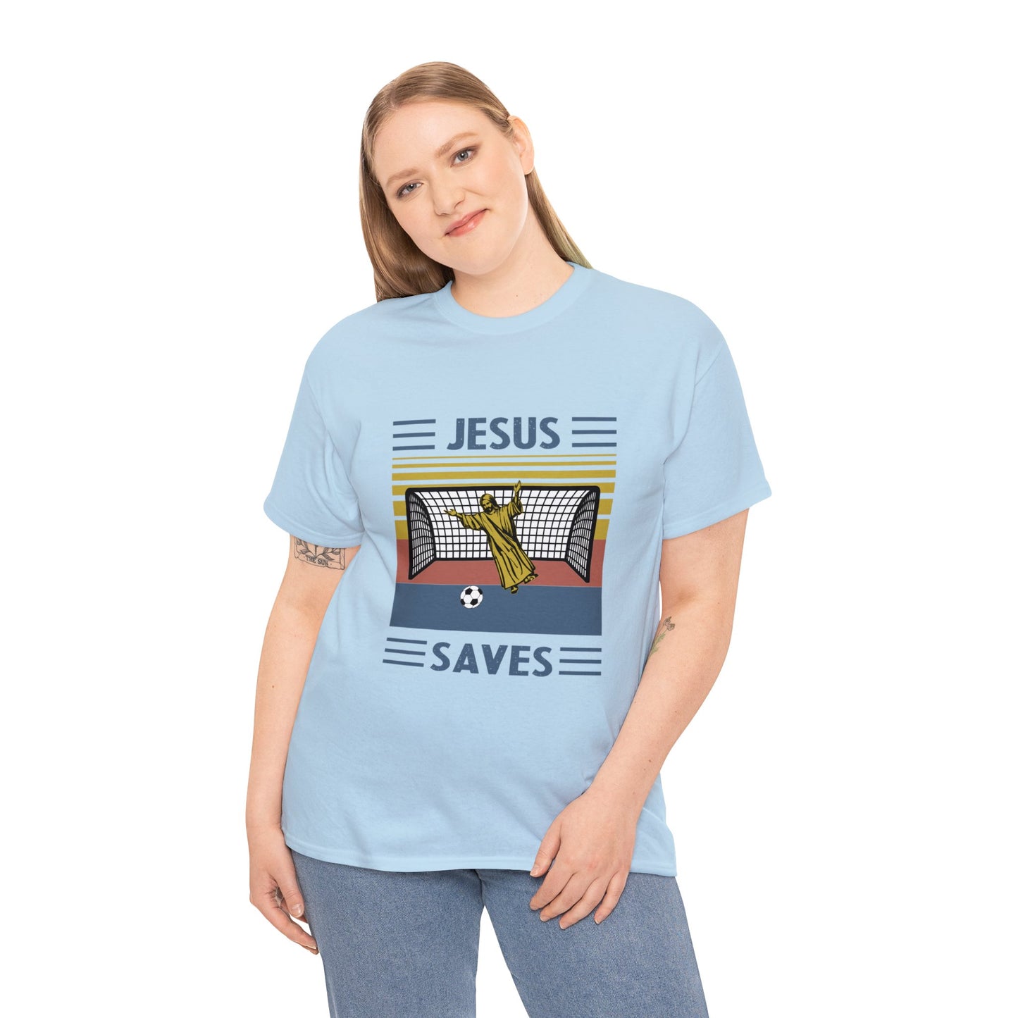 Jesus Saves Unisex Heavy Cotton Tee