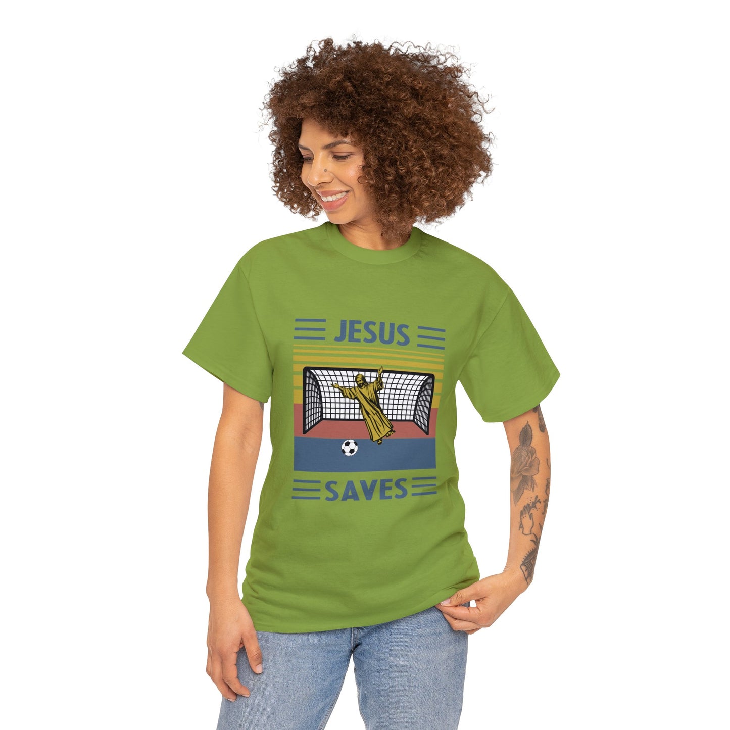 Jesus Saves Unisex Heavy Cotton Tee