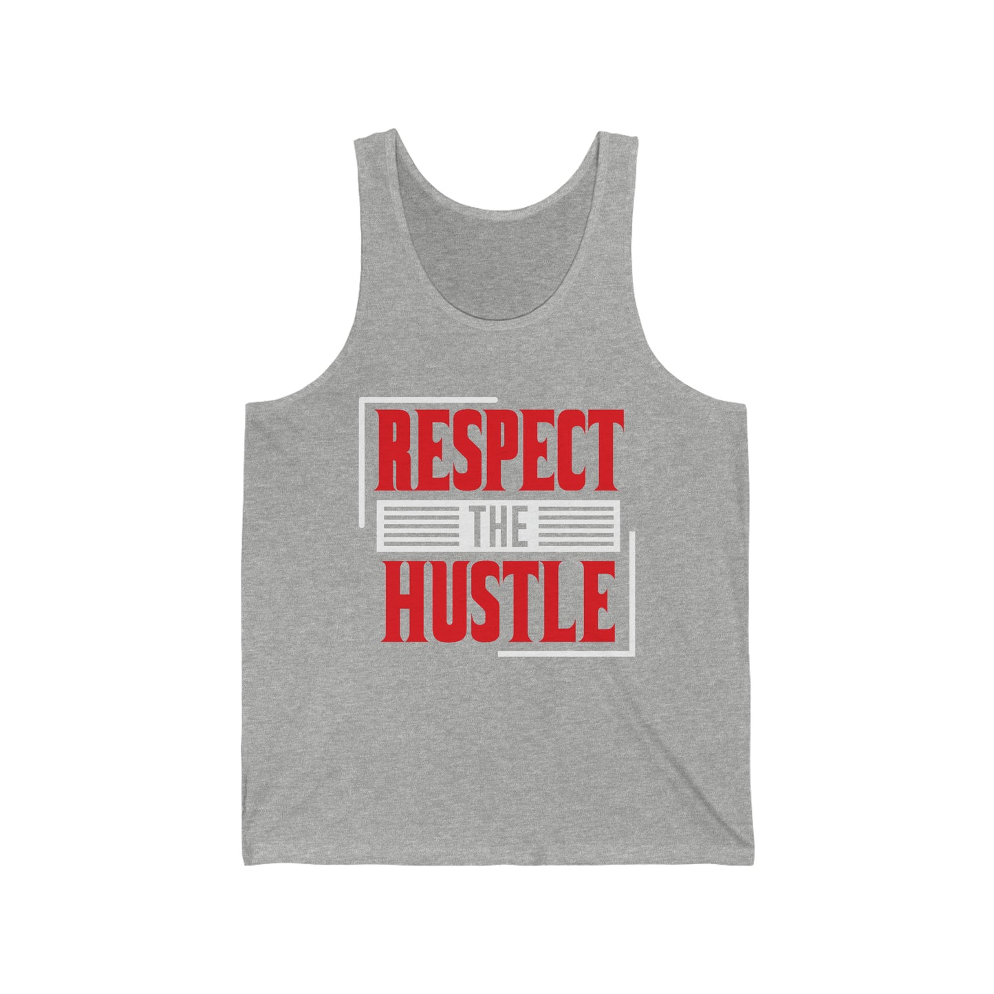 Respect the hustle Unisex Jersey Tank