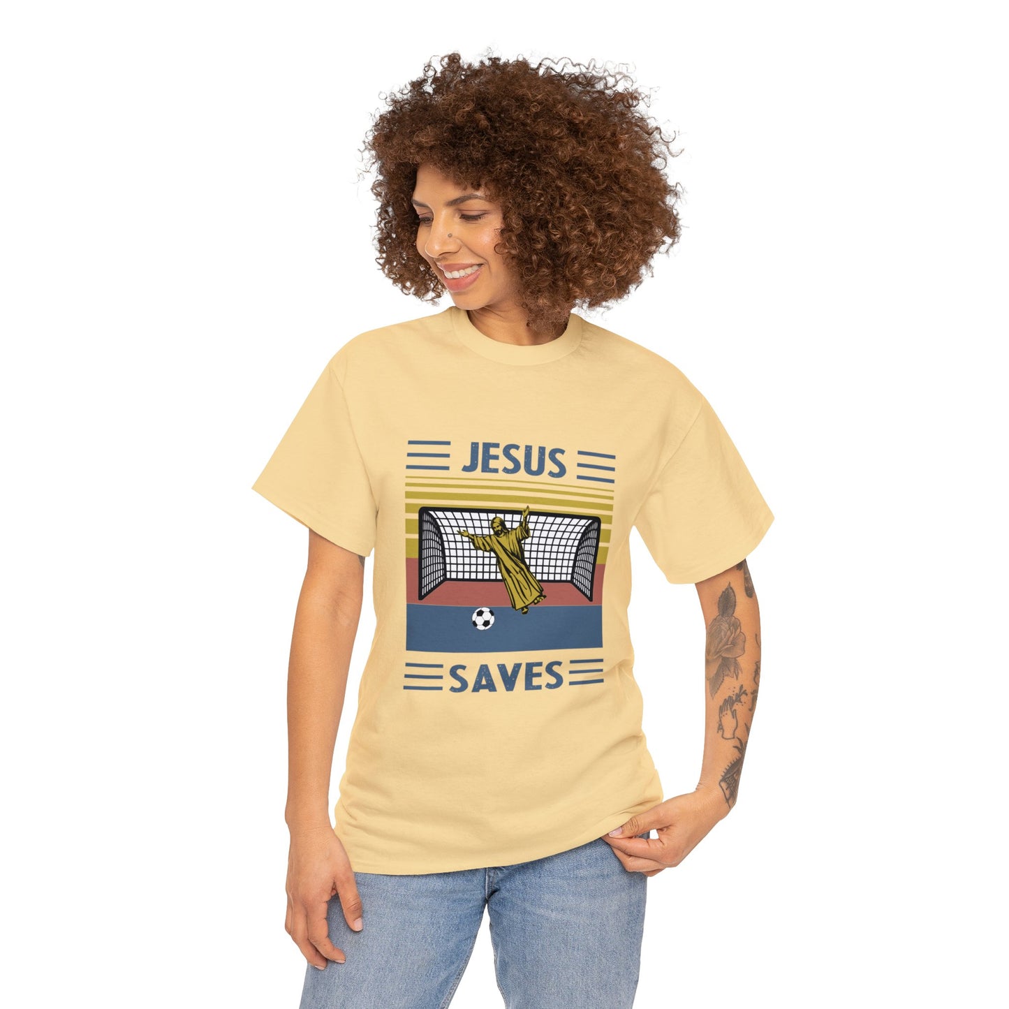 Jesus Saves Unisex Heavy Cotton Tee