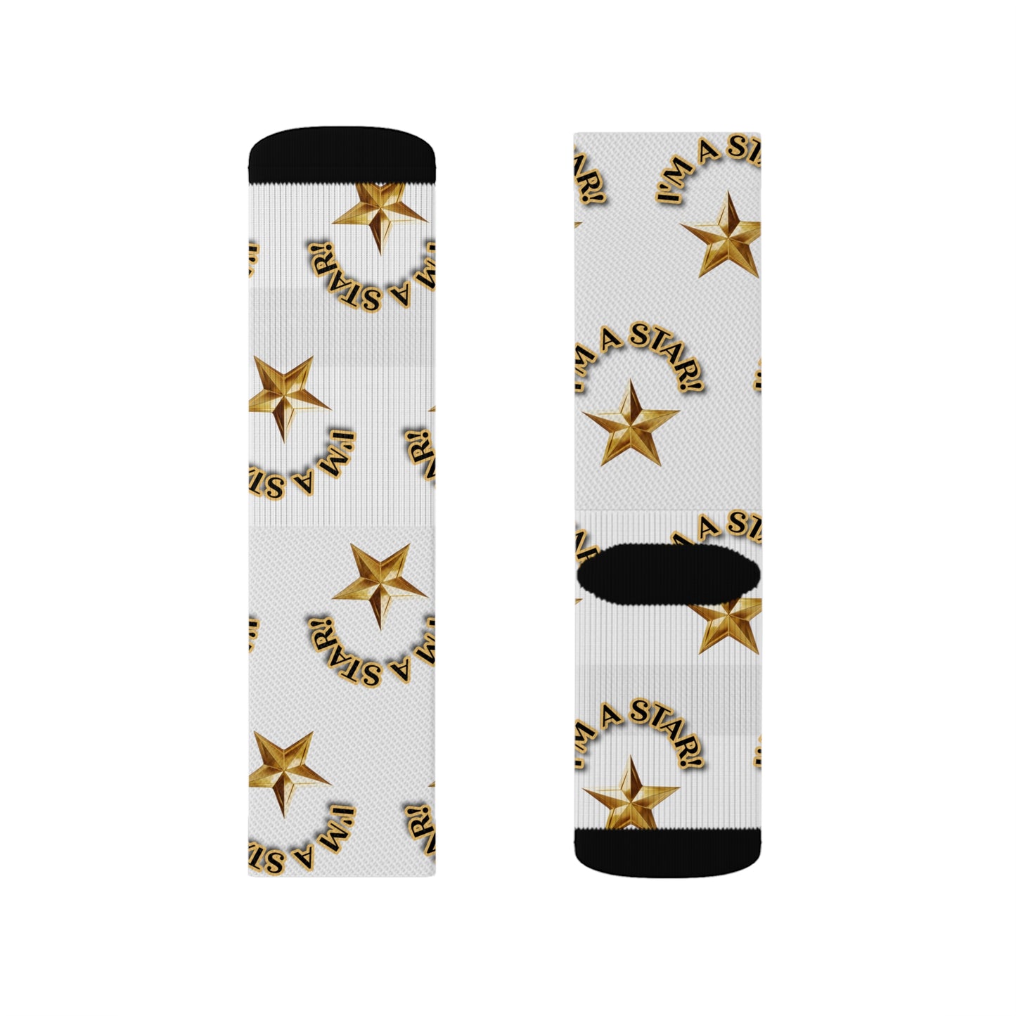 I'm A Star Sublimation Socks