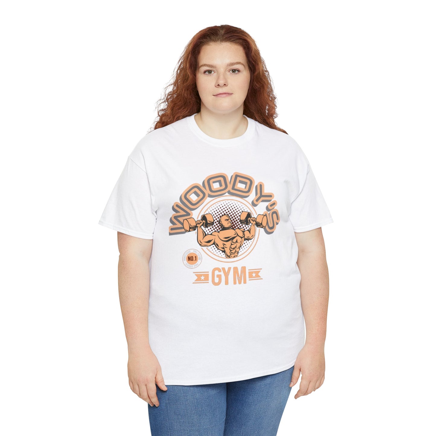 Woody's Gym Unisex Heavy Cotton Tee