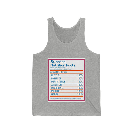 Facts Unisex Jersey Tank