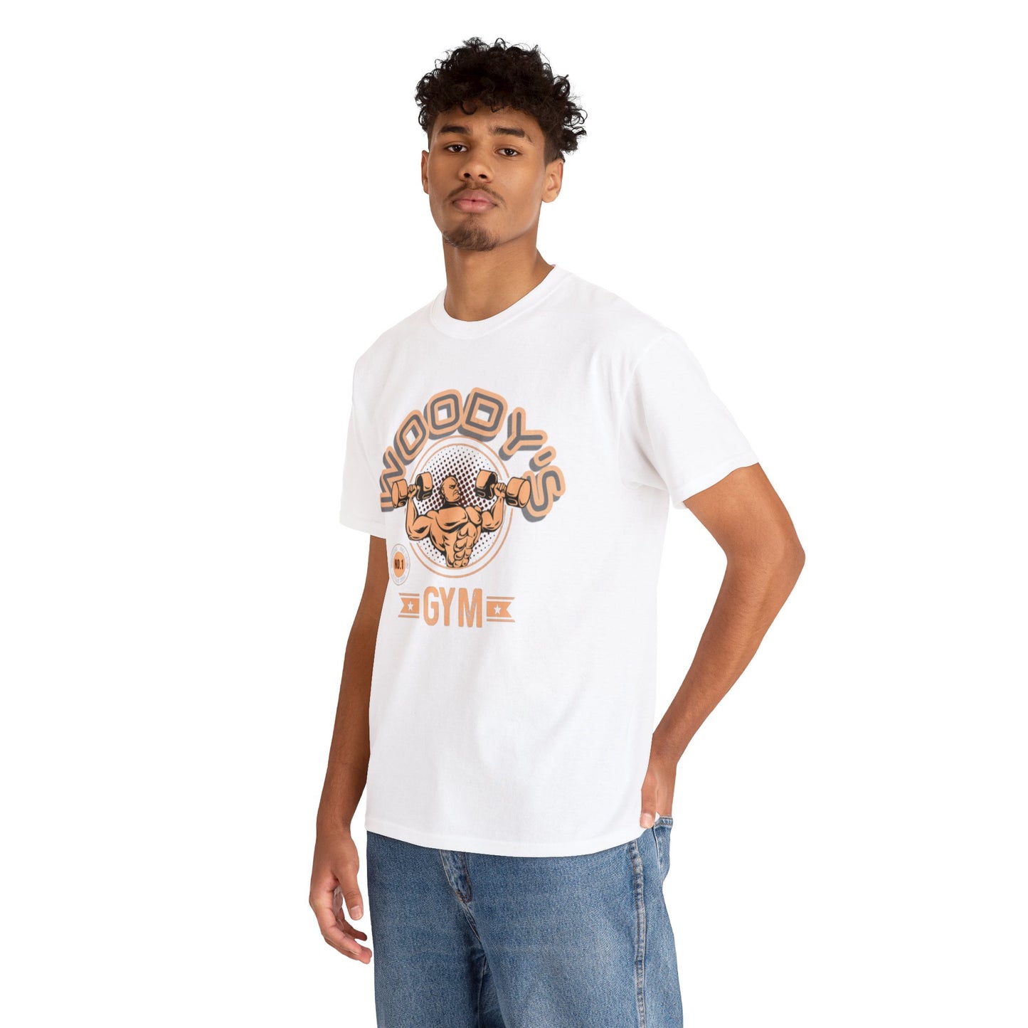 Woody's Gym Unisex Heavy Cotton Tee