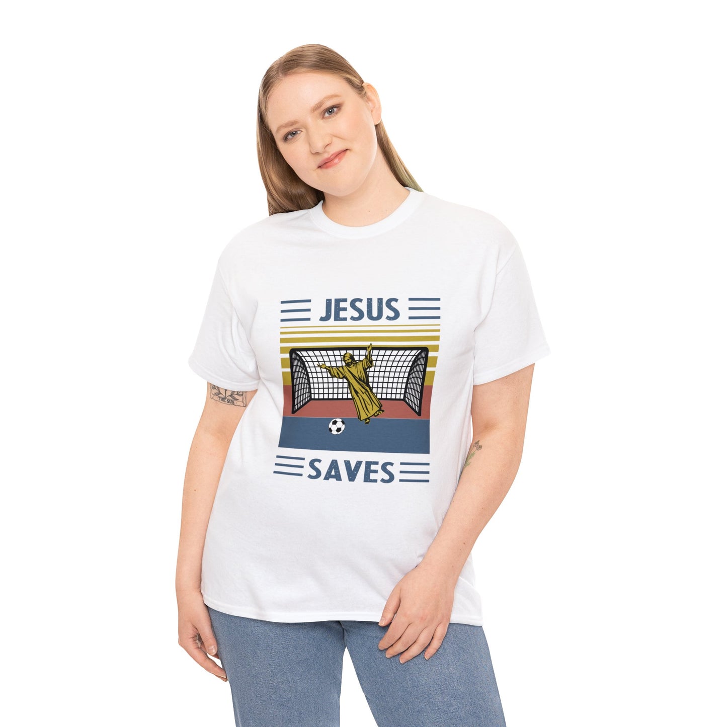 Jesus Saves Unisex Heavy Cotton Tee