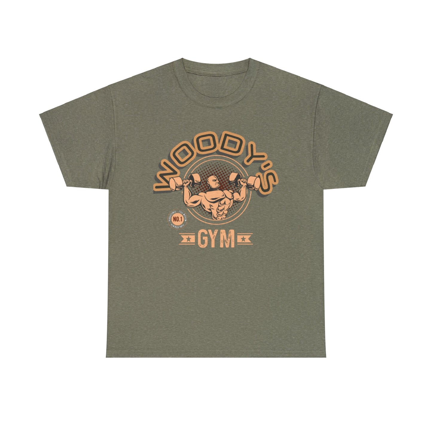 Woody's Gym Unisex Heavy Cotton Tee