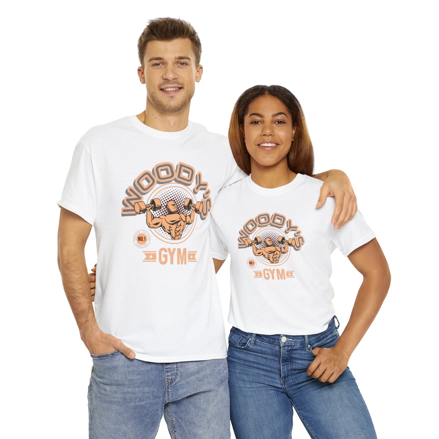 Woody's Gym Unisex Heavy Cotton Tee