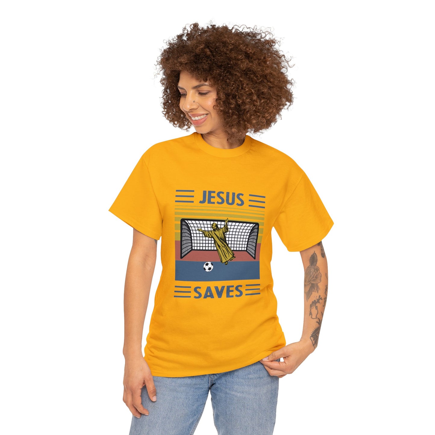 Jesus Saves Unisex Heavy Cotton Tee