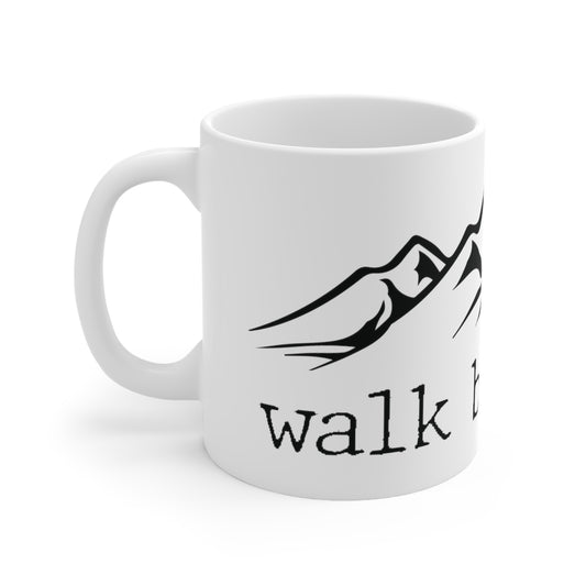 Walk by Faith Ceramic Mug 11oz Muscle 1