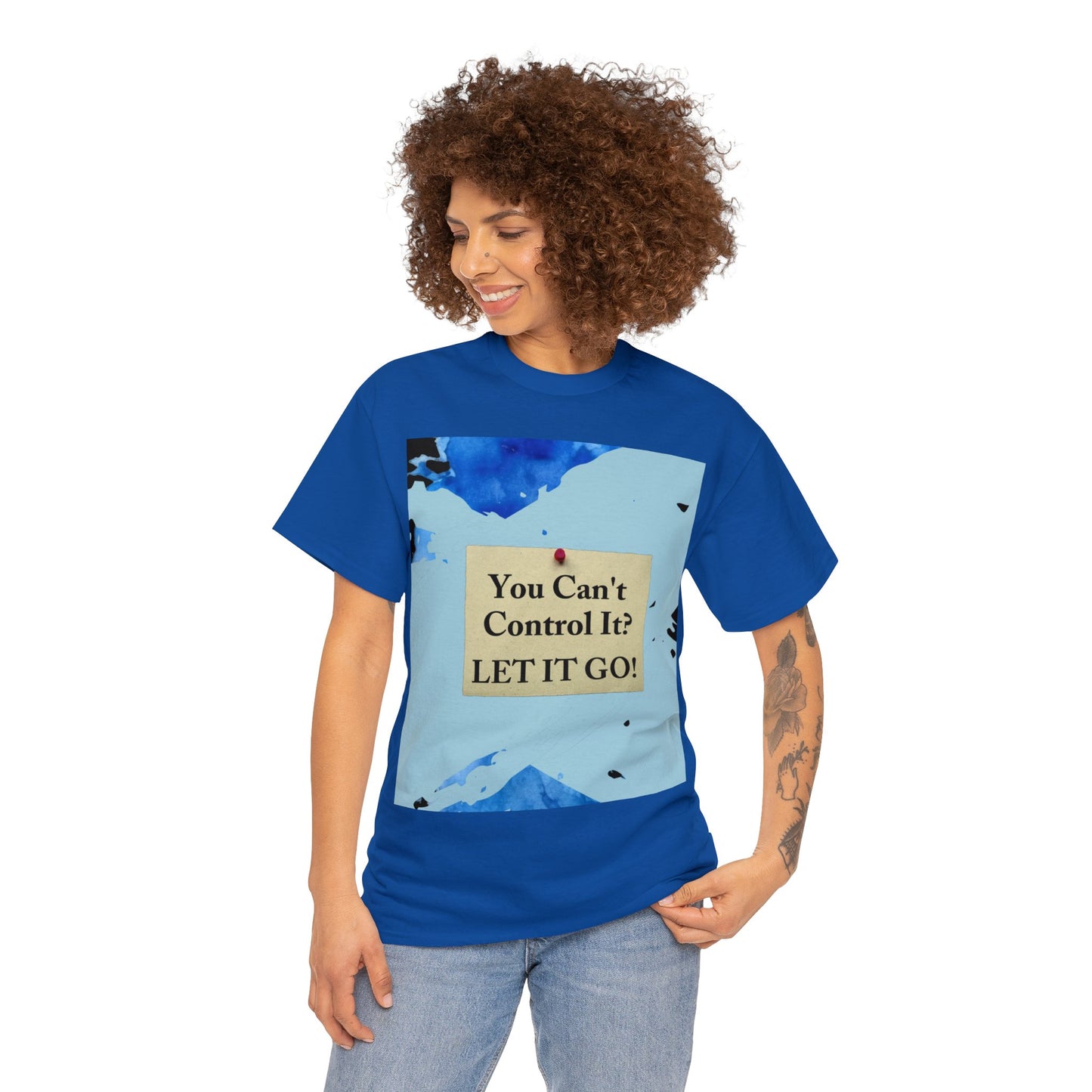 let it go Unisex Heavy Cotton Tee