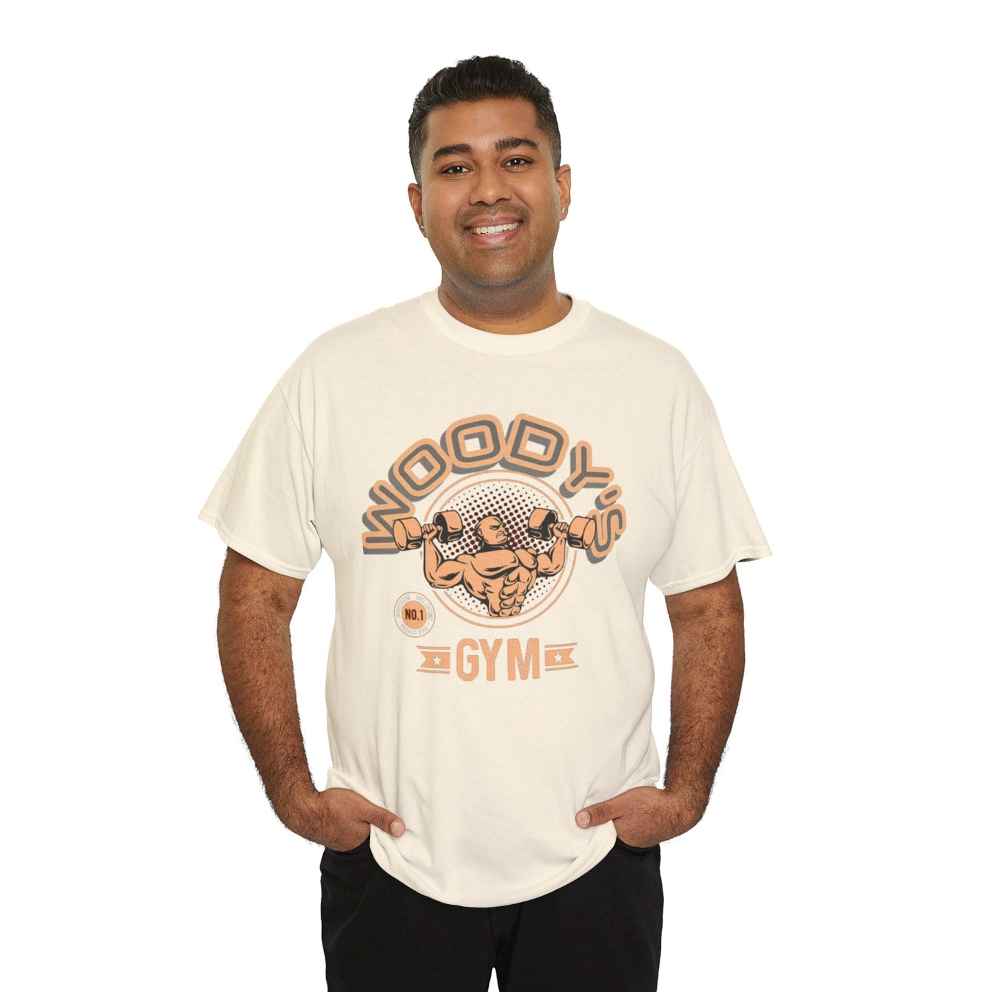 Woody's Gym Unisex Heavy Cotton Tee