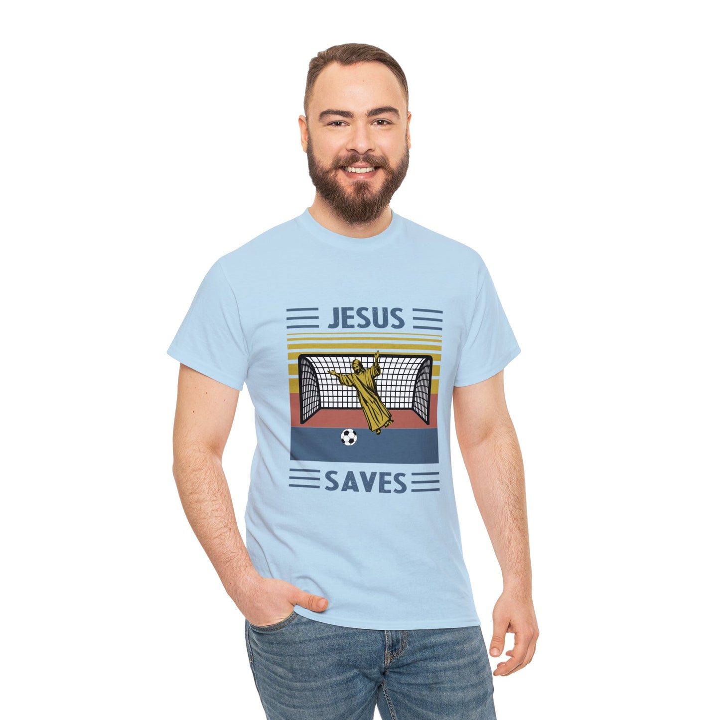 Jesus Saves Unisex Heavy Cotton Tee