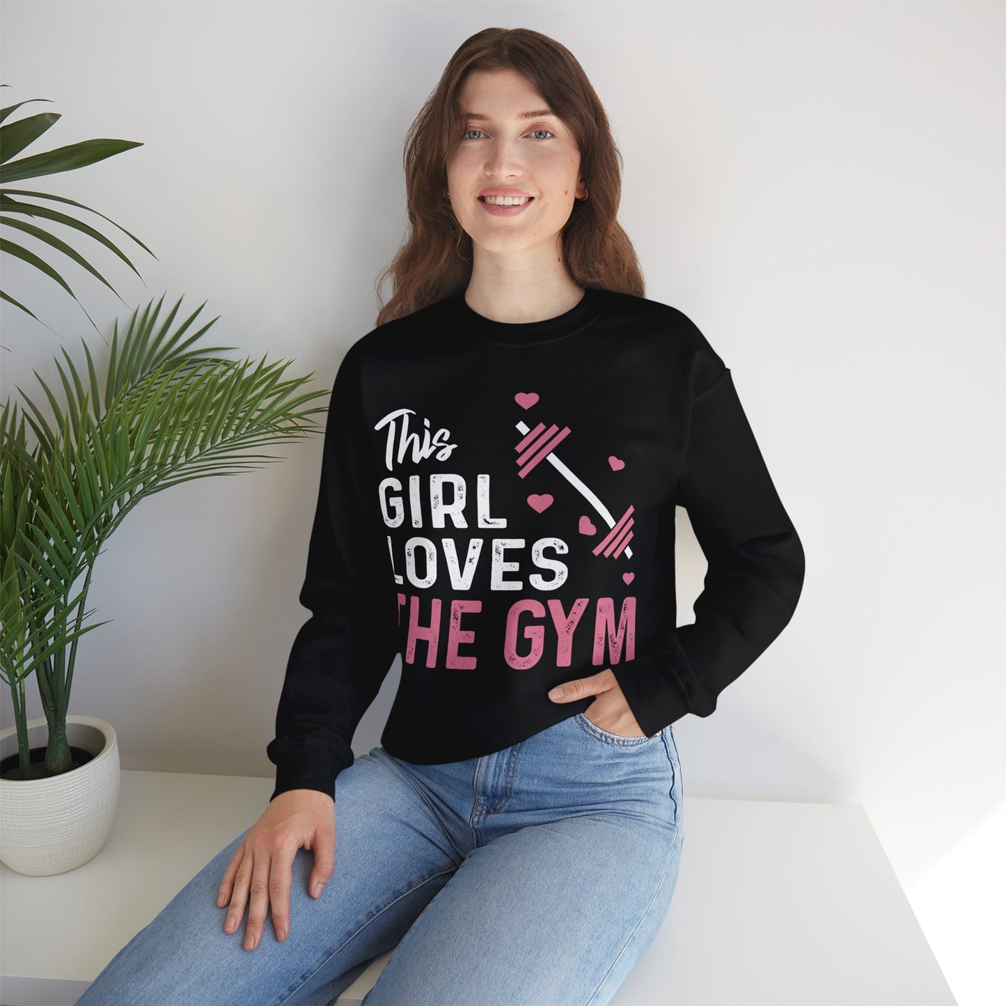 This Girl Loves Unisex Heavy Blend™ Crewneck Sweatshirt