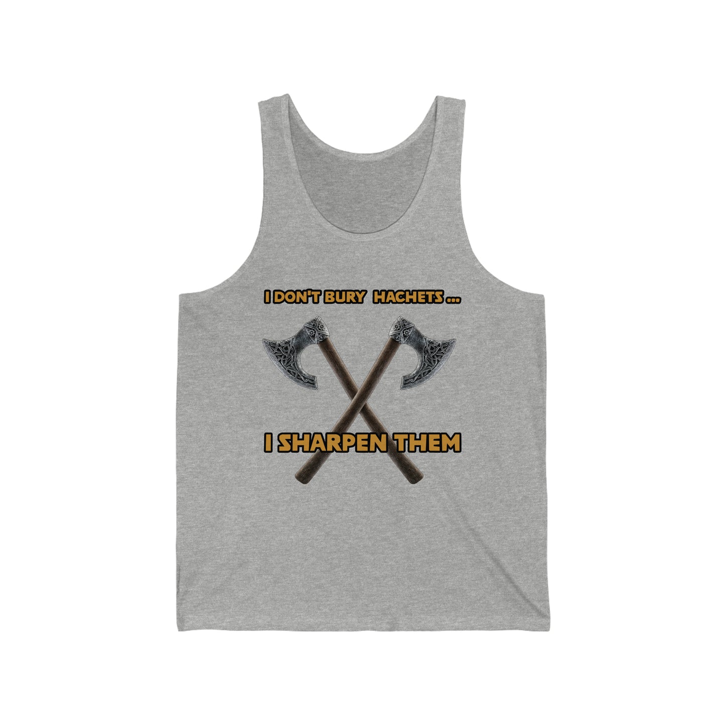 HACHET Unisex Jersey Tank