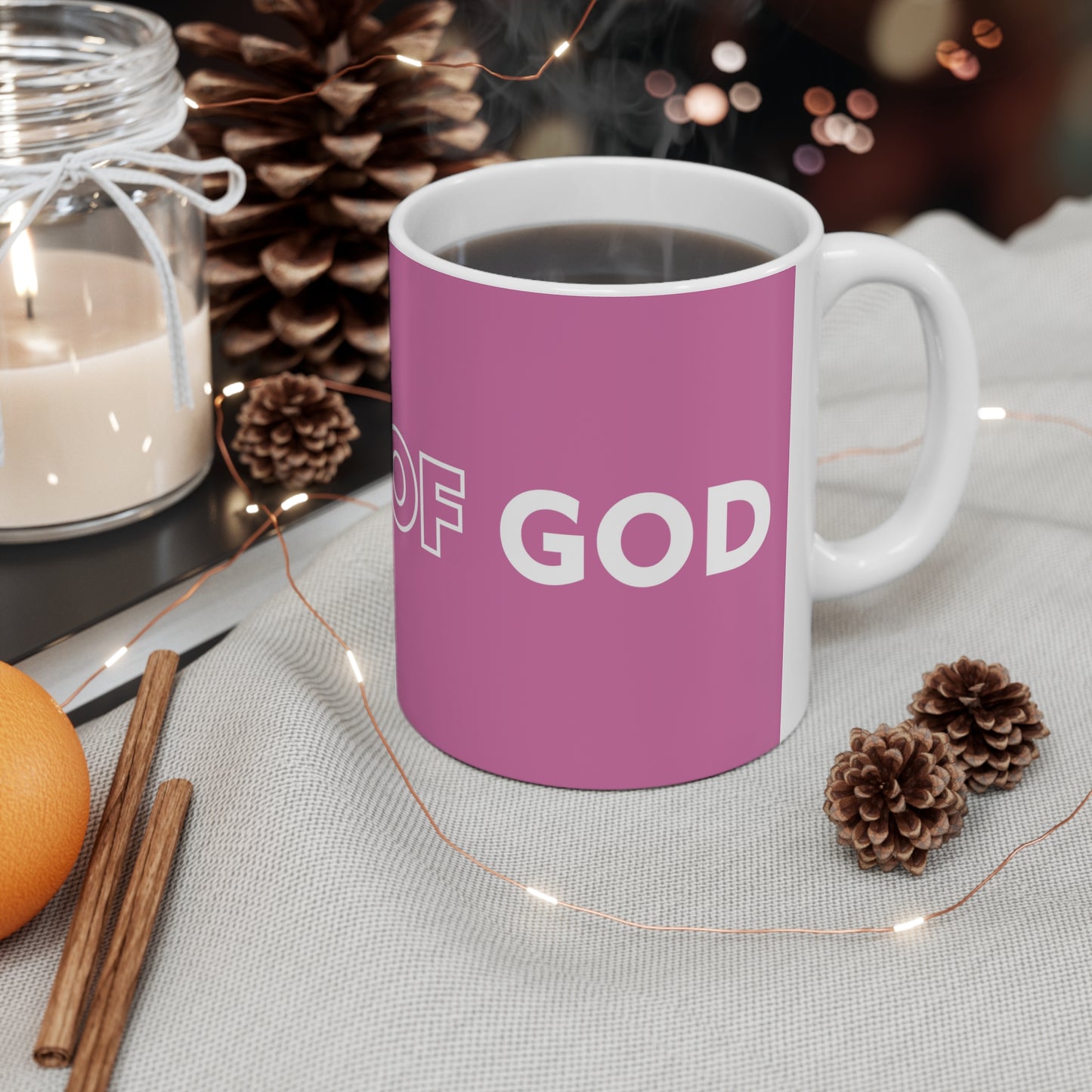 Woman Of God Ceramic Mug 11oz Muscle 1