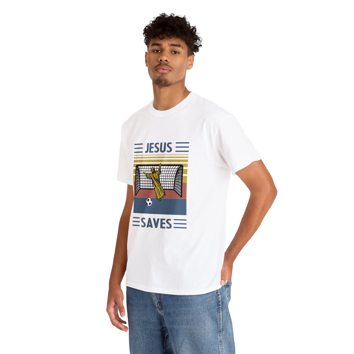 Jesus Saves Unisex Heavy Cotton Tee