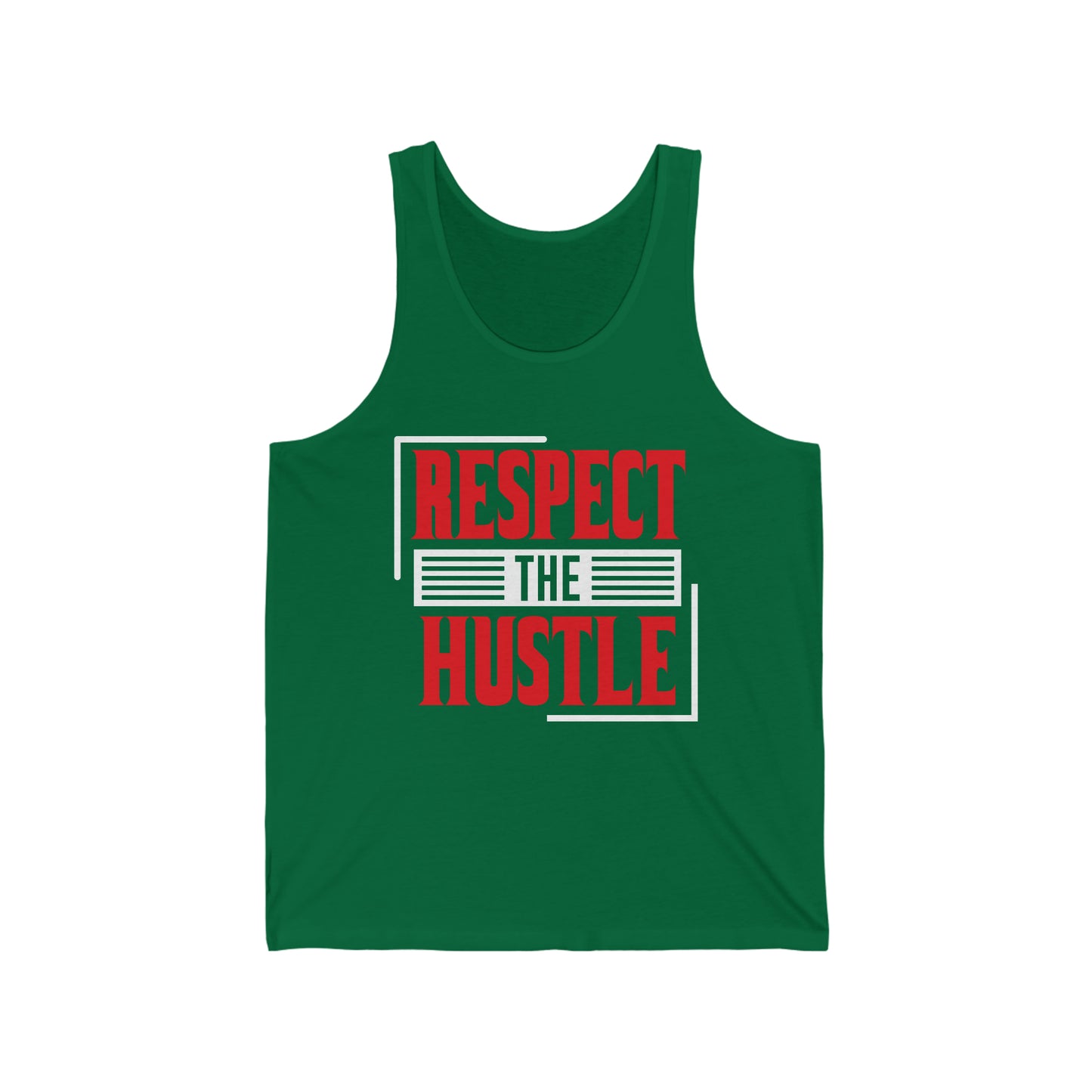 Respect the hustle Unisex Jersey Tank