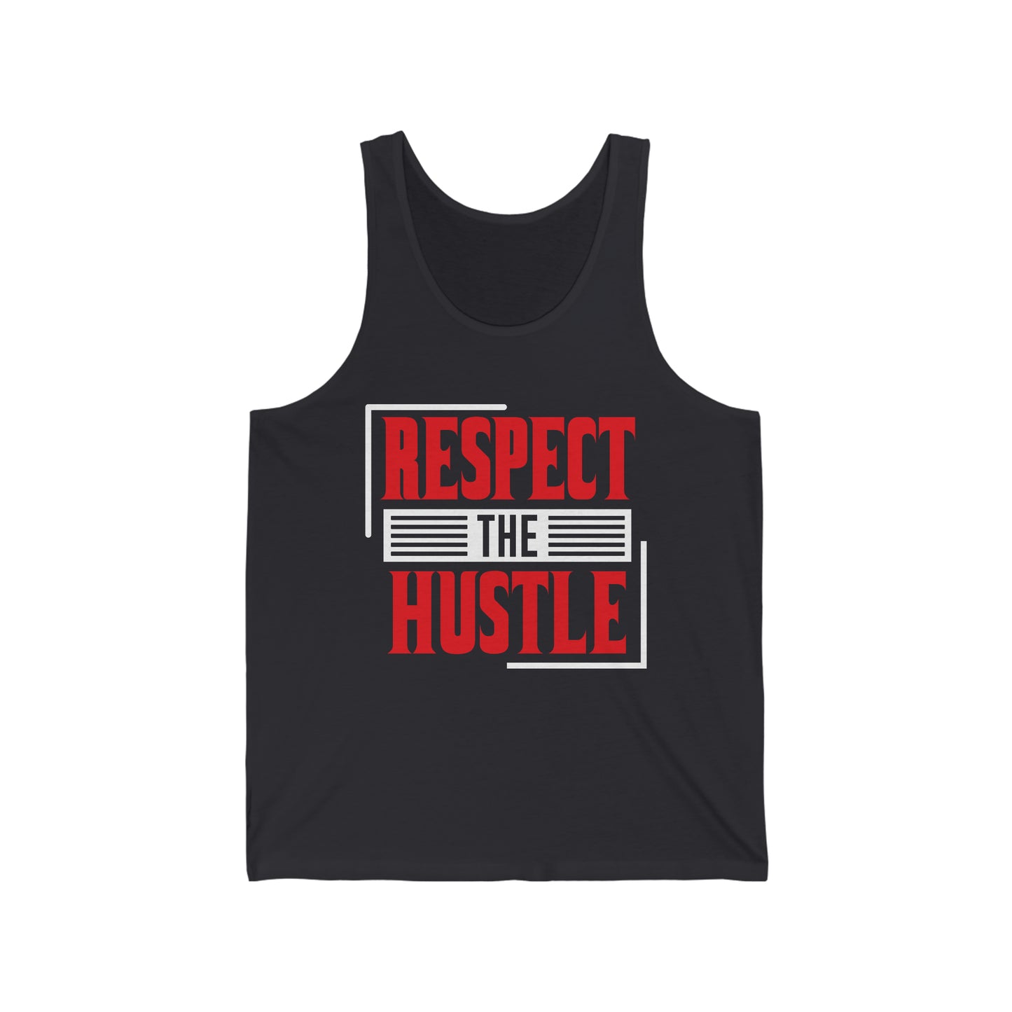 Respect the hustle Unisex Jersey Tank