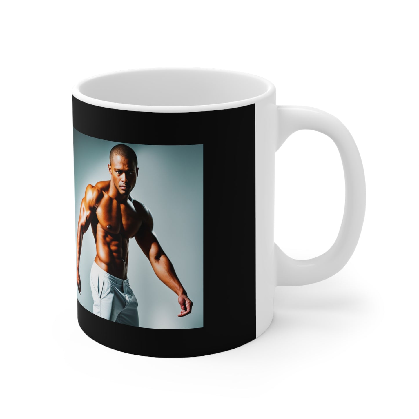 World's Greatest Dad Ceramic Mug 11oz Muscle 2