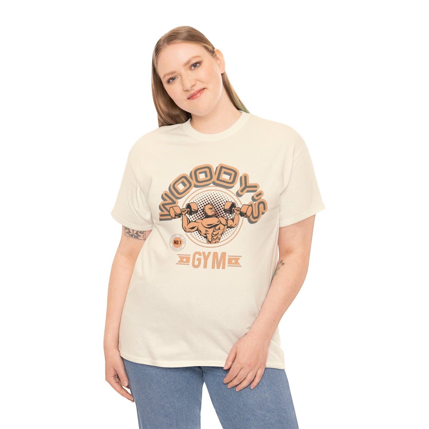 Woody's Gym Unisex Heavy Cotton Tee