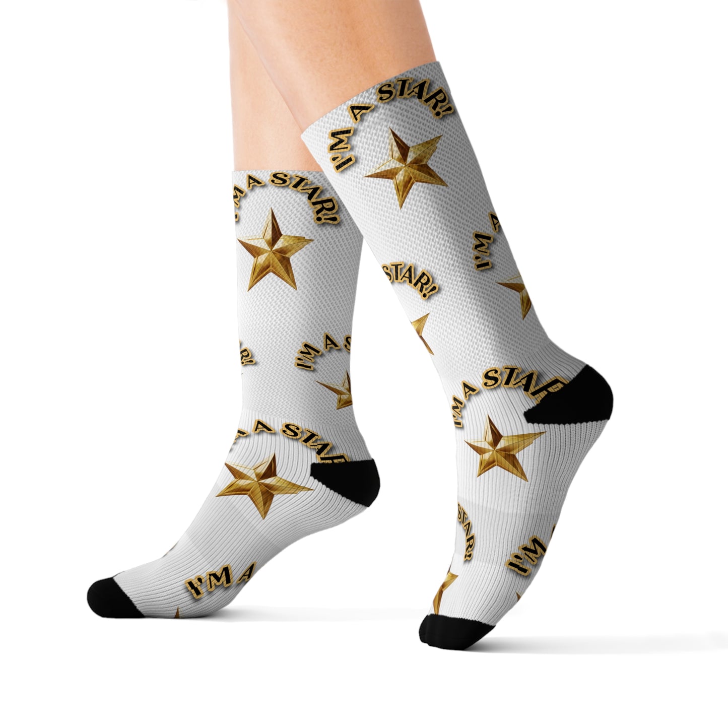 I'm A Star Sublimation Socks